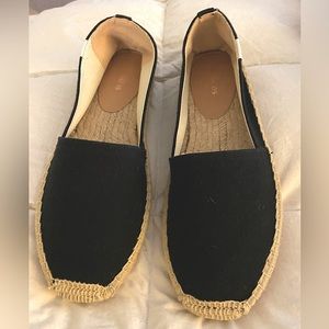 Women’s Black Soludos Espadrilles. Size 10